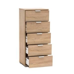 5073_MR805076_2.jpeg Cassettiera 5 cassetti in Truciolare cm 45x38x103 – AMBRO