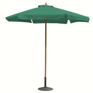 Ombrellone da Giardino Rotondo 3 palo centrale in legno,poliestere – LENA