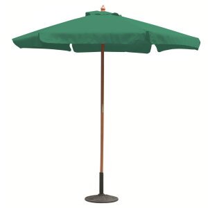 Ombrellone da Giardino Rotondo 3 palo centrale in legno,poliestere – LENA
