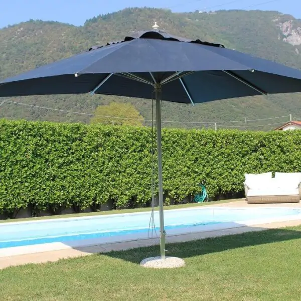 Ombrellone da Giardino 3×3 palo centrale in alluminio,poliestere – GANGE