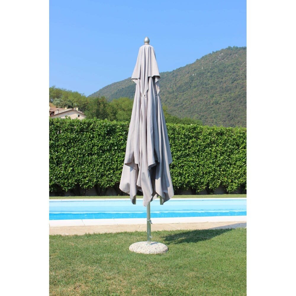 Ombrellone da Giardino 3×4 palo centrale in alluminio,poliestere – GANGE