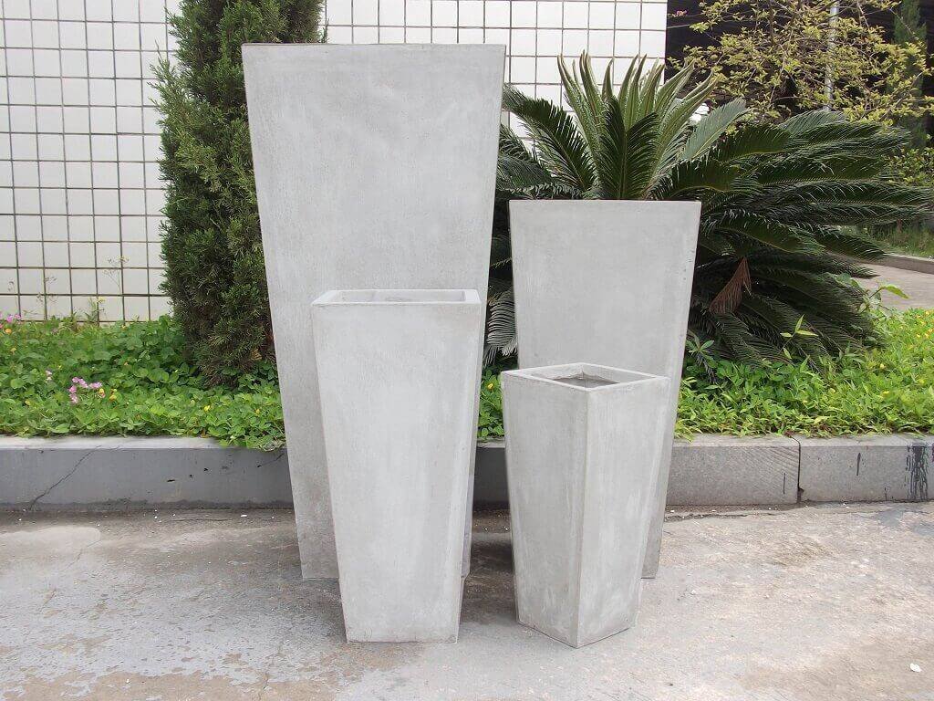 1001-BEIG_VA801002-BEIG_2.jpeg Set di 4 vasi da Giardino in Fibra di argilla cm 54x54x101 – DERRICK