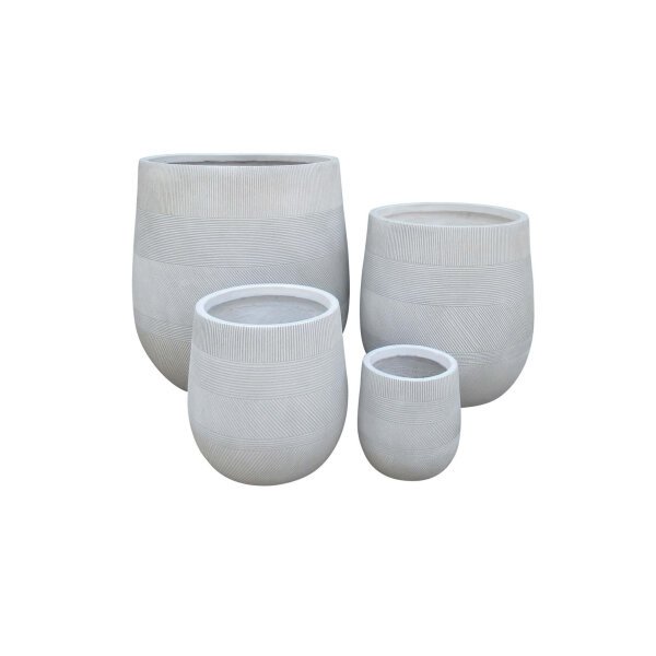Set di 4 vasi in Fibra sintetica cm 57x57x57 – BENJY