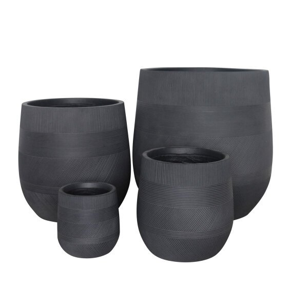 Set di 4 vasi in Fibra sintetica cm 57x57x57 – BENJY