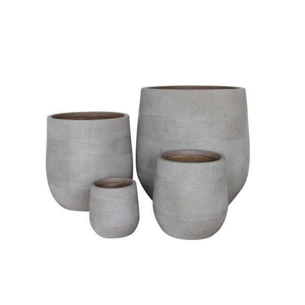 Set di 4 vasi in Fibra sintetica cm 57x57x57 – BENJY