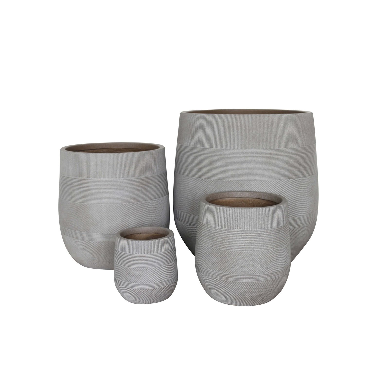 Set di 4 vasi in Fibra sintetica cm 57x57x57 – BENJY