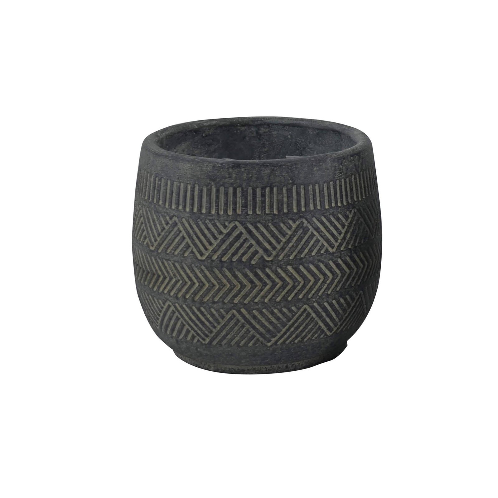 Vaso in Fibra sintetica cm 13x13x12 – CALVIN