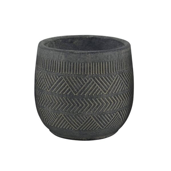 Vaso in Fibra sintetica cm 13x13x12 – CALVIN