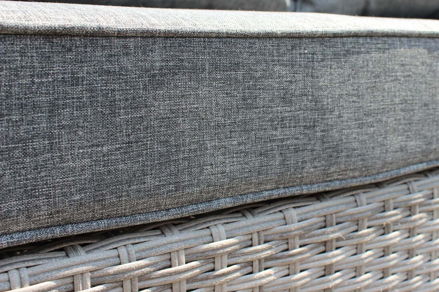 Salotto da Giardino con cuscini 5 posti in Alluminio,Wicker – NATHAN