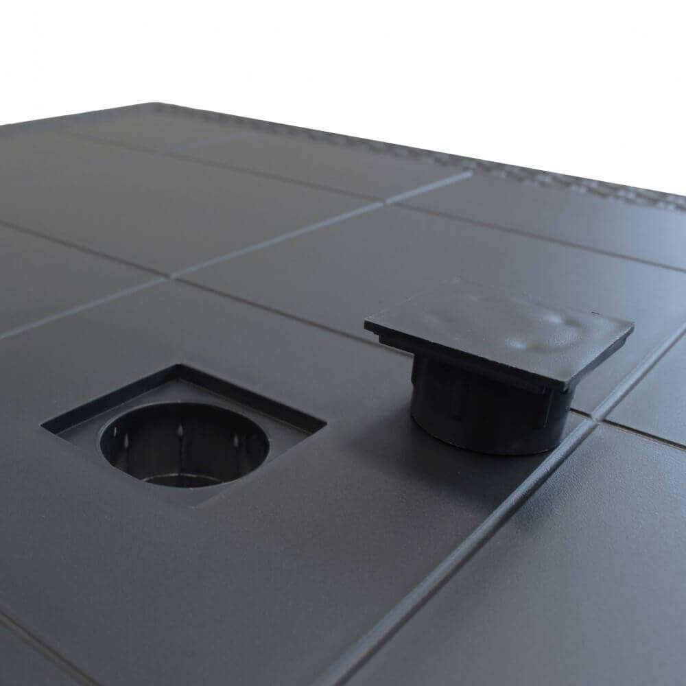 Tavolo da Giardino Quadrato in wicker cm 80×80 – WADE