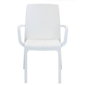 Poltrona da Giardino Impilabile in Wicker cm 57x59x86 – VIRGINIA