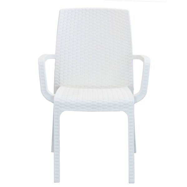 Poltrona da Giardino Impilabile in Wicker cm 57x59x86 – VIRGINIA