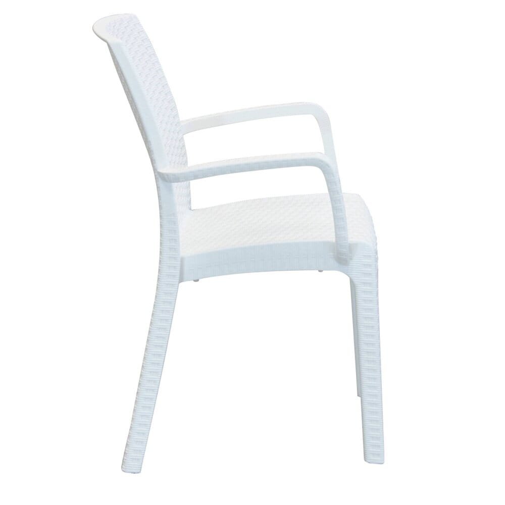 Poltrona da Giardino Impilabile in Wicker cm 57x59x86 – VIRGINIA
