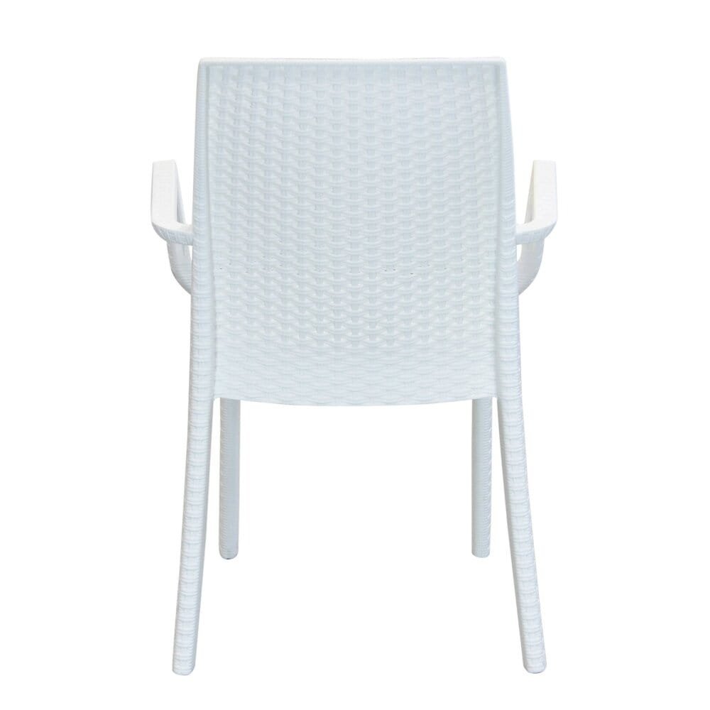 Poltrona da Giardino Impilabile in Wicker cm 57x59x86 – VIRGINIA