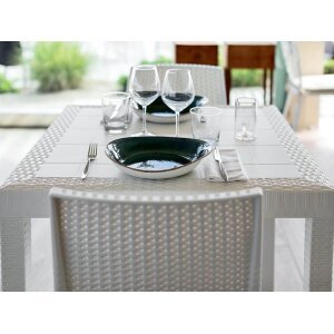 Poltrona da Giardino Impilabile in Wicker cm 57x59x86 – VIRGINIA