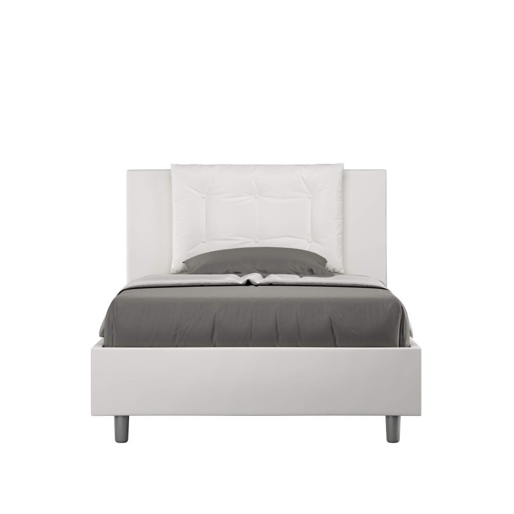 Letto una piazza e mezza rivestito in Similpelle – ANNALISA