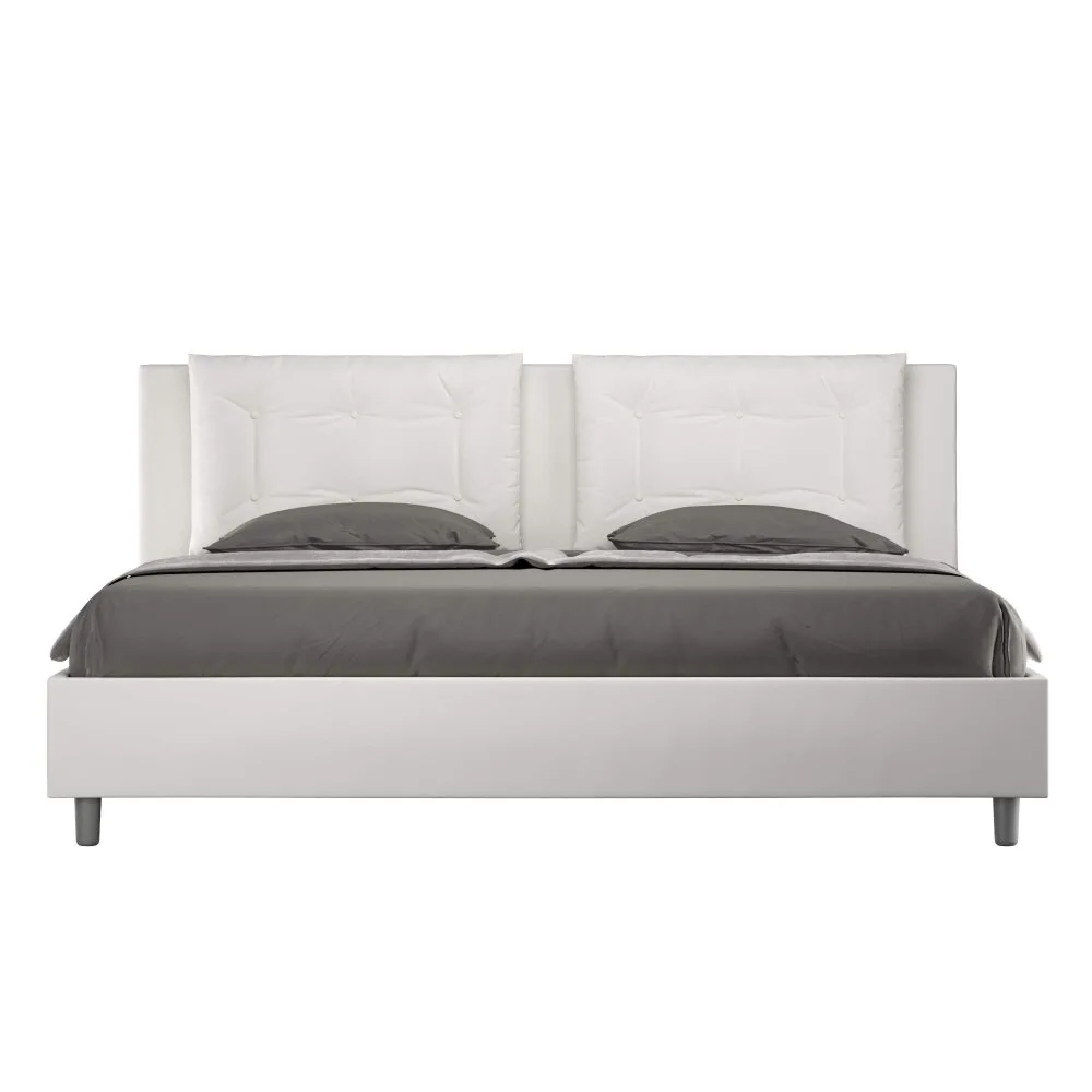 Letto Matrimoniale King size rivestito in Similpelle – ANNALISA