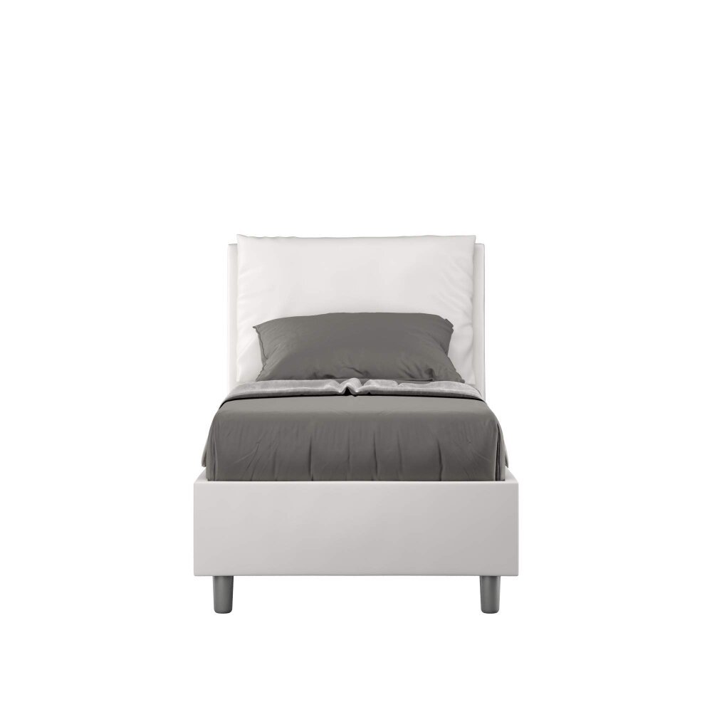 Letto Singolo rivestito in Similpelle – ANTEA