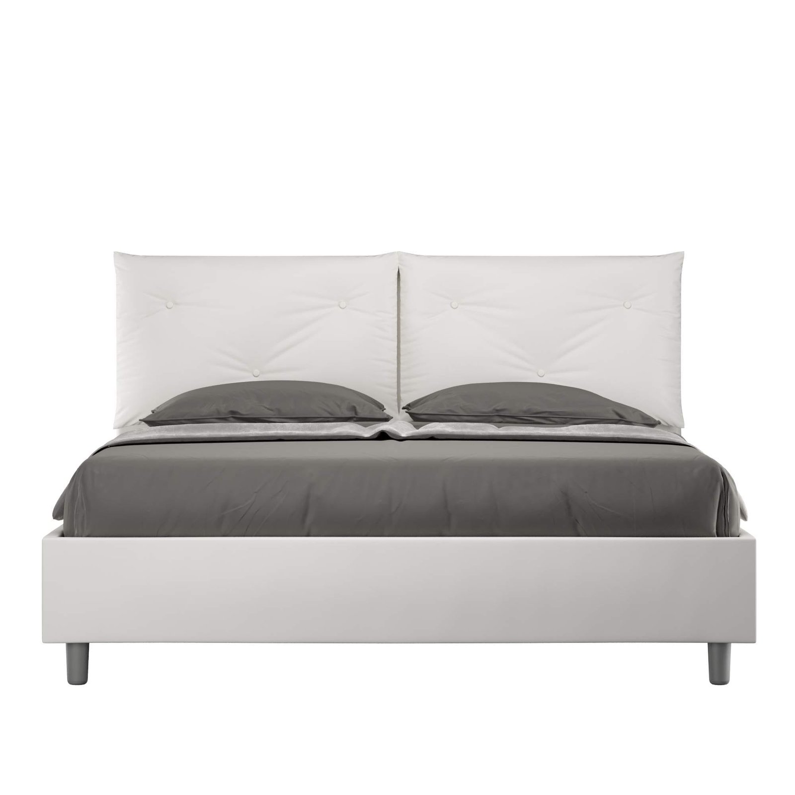 Letto Matrimoniale rivestito in Similpelle – APPIA