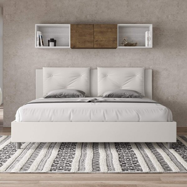 Letto Matrimoniale King size rivestito in Similpelle – APPIA