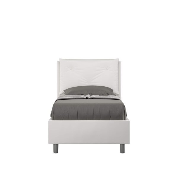 Letto Singolo rivestito in Similpelle – APPIA