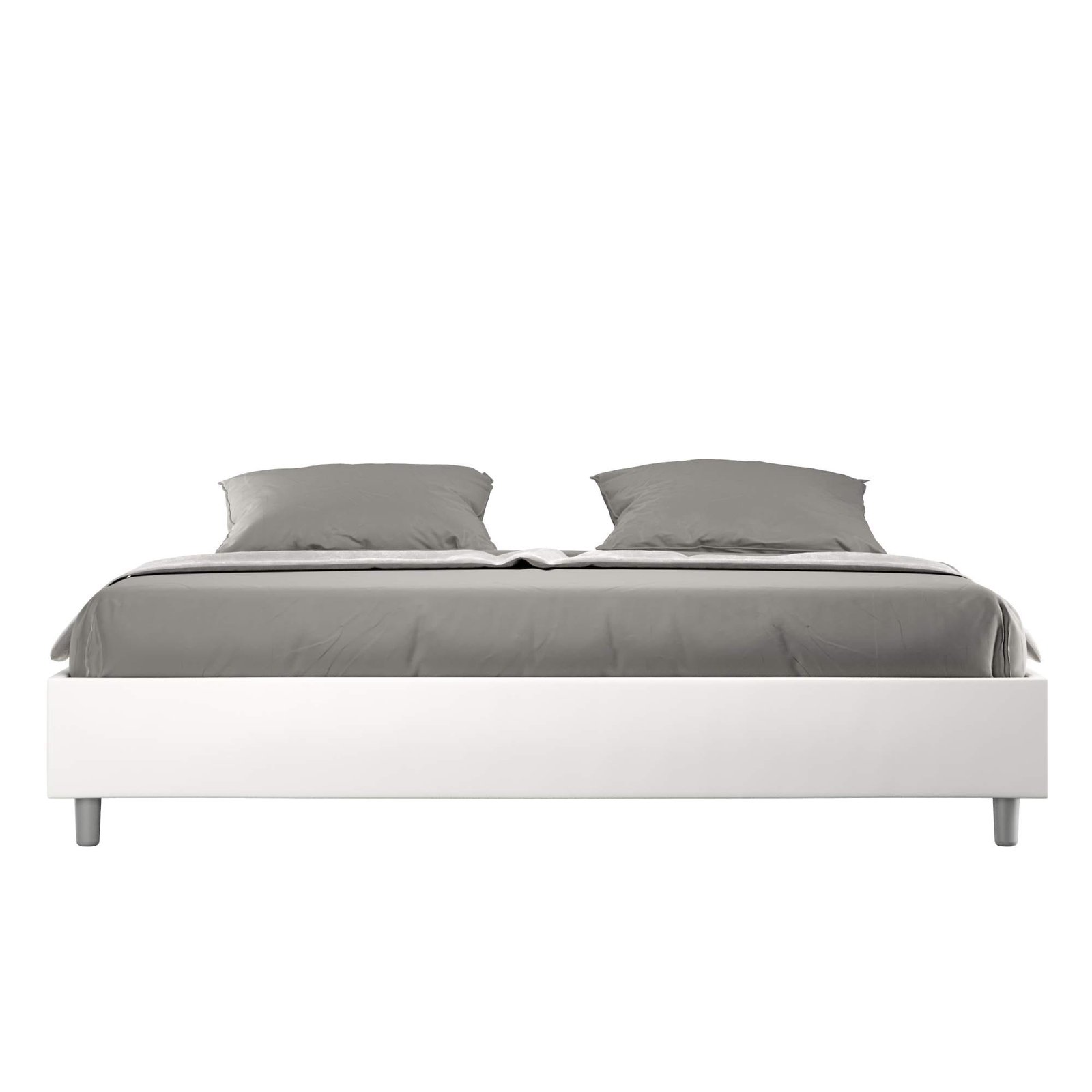 Letto Matrimoniale King size rivestito in Similpelle – AZELIA