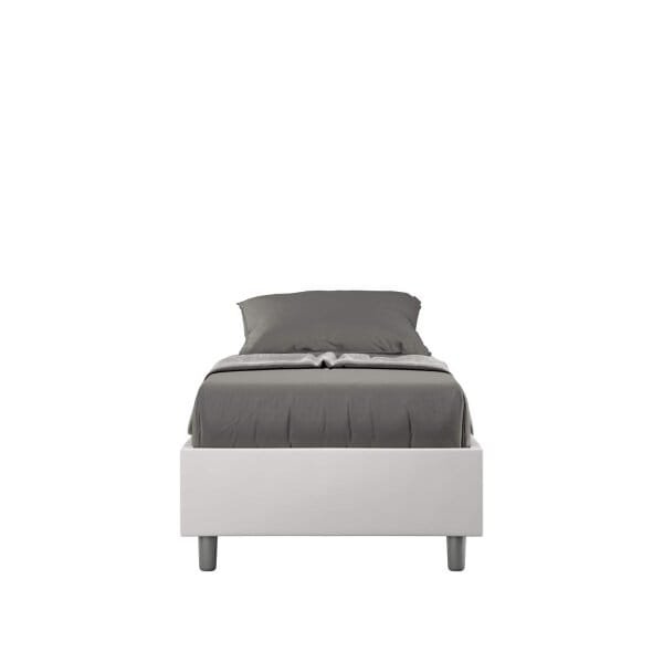 Letto Singolo rivestito in Similpelle – AZELIA