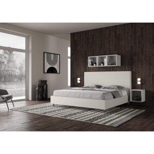 Letto Matrimoniale King size rivestito in Similpelle – FOCUS