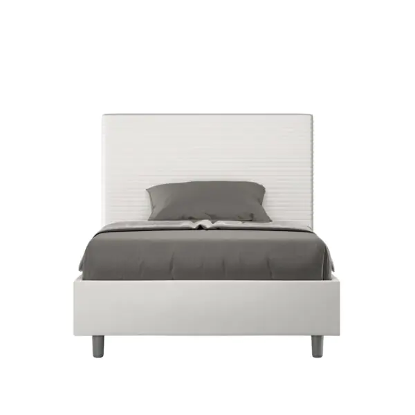 Letto Singolo rivestito in Similpelle – FOCUS