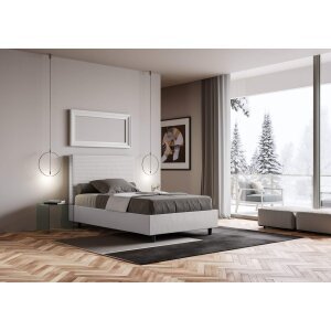 Letto una piazza e mezza rivestito in Similpelle – FOCUS