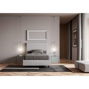 Letto una piazza e mezza rivestito in Similpelle – FOCUS