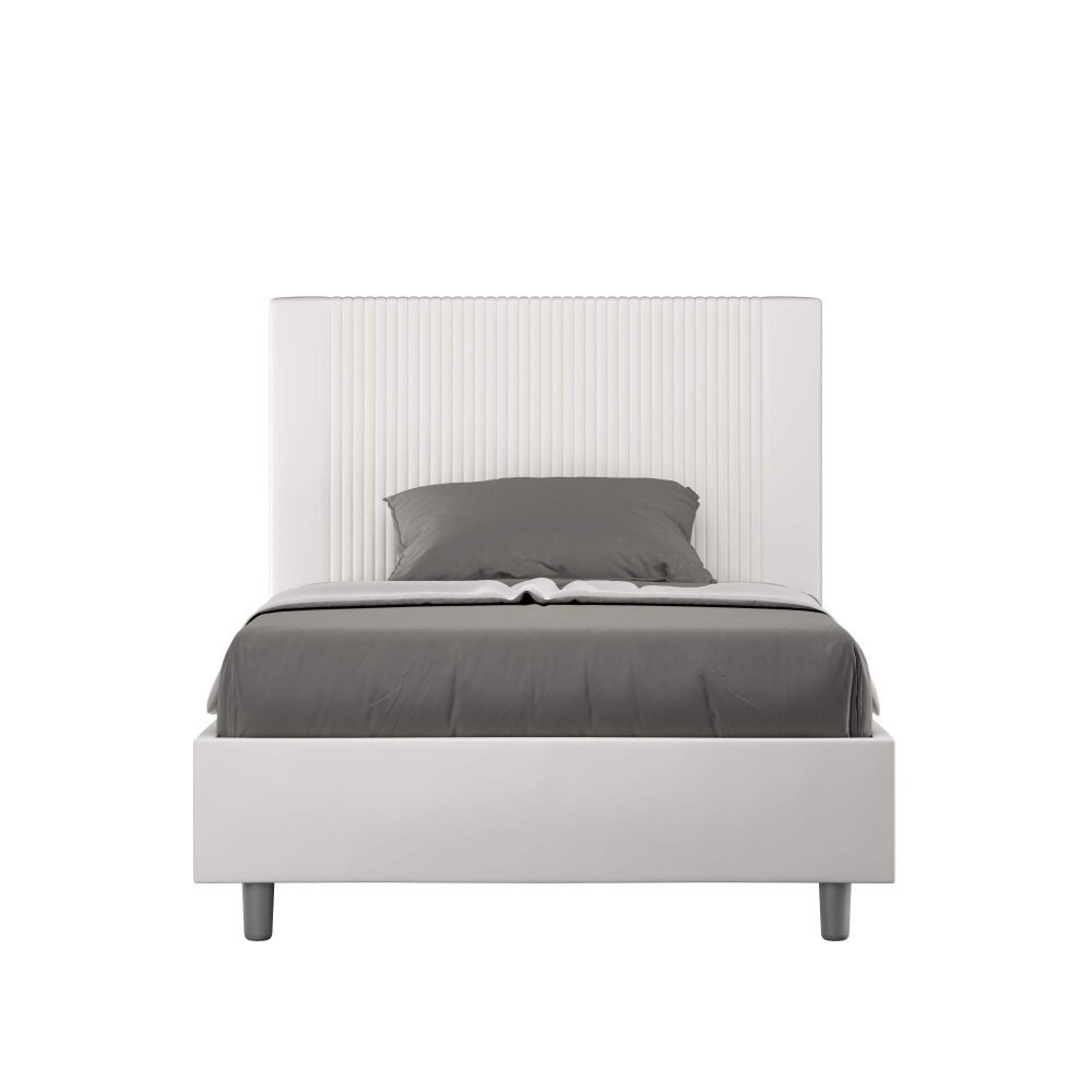 Letto una piazza e mezza rivestito in Similpelle – GOYA