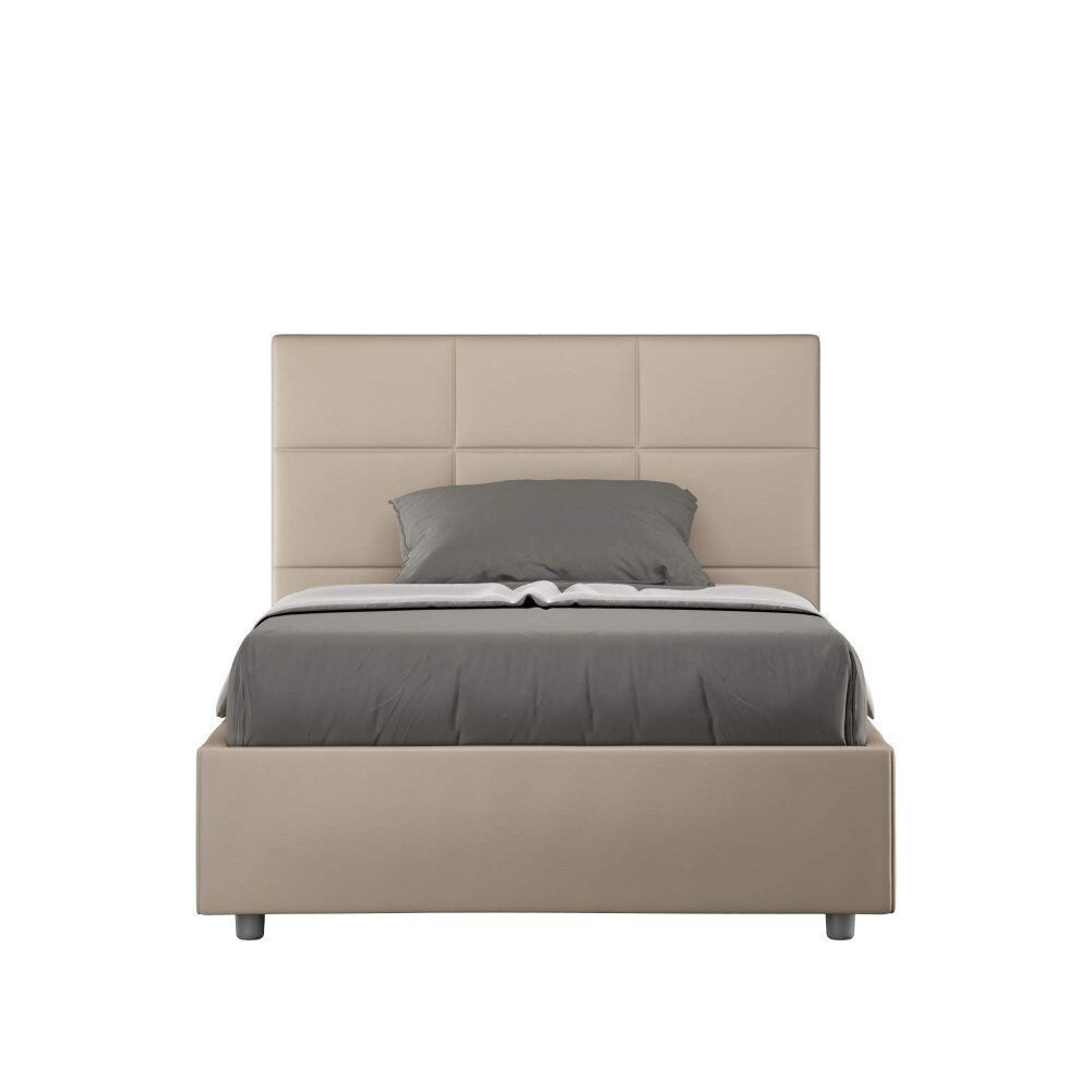 Letto una piazza e mezza rivestito in Similpelle – MIKA