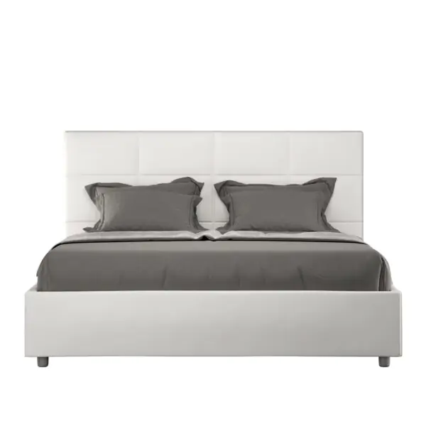 Letto Matrimoniale rivestito in Similpelle – MIKA