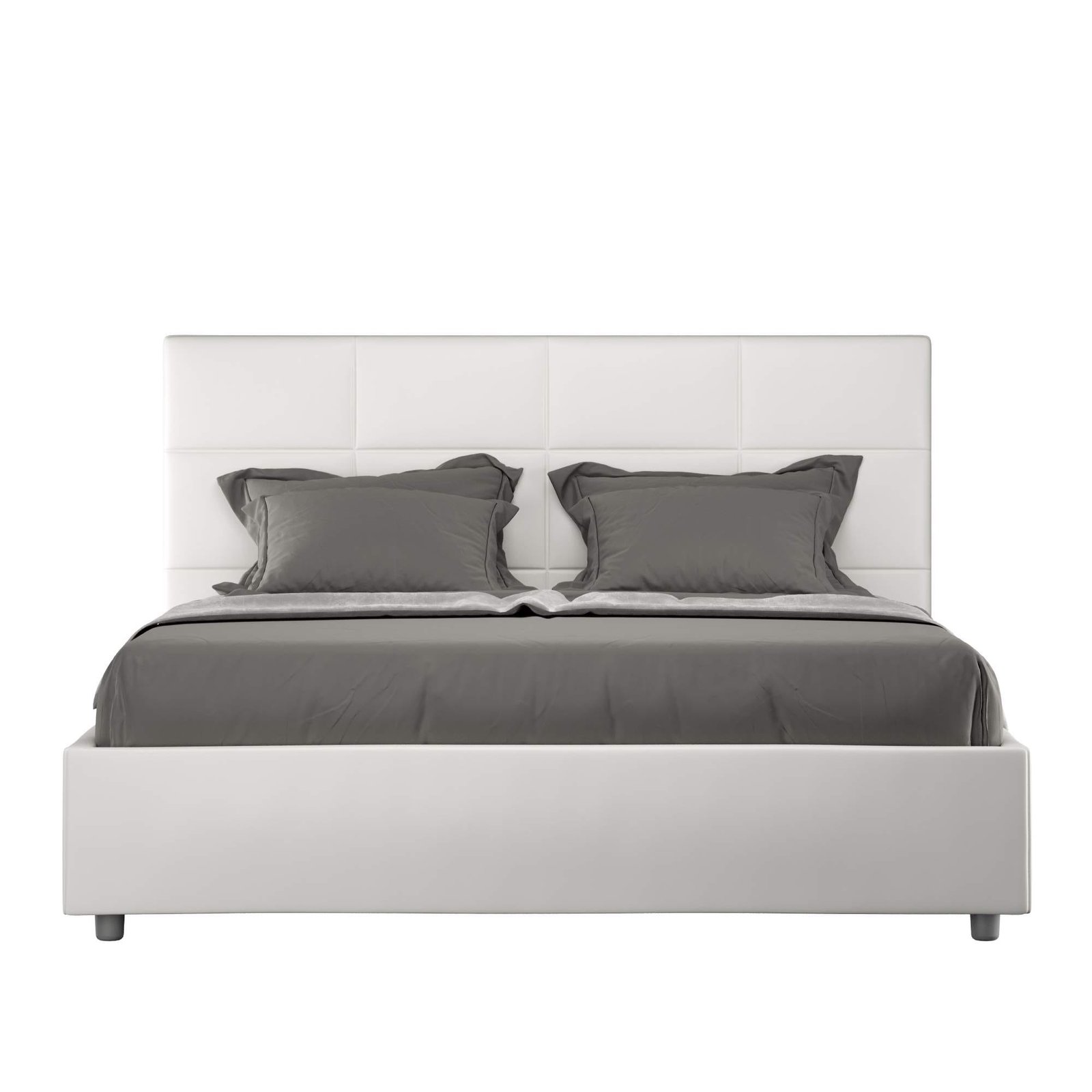 Letto Matrimoniale rivestito in Similpelle – MIKA