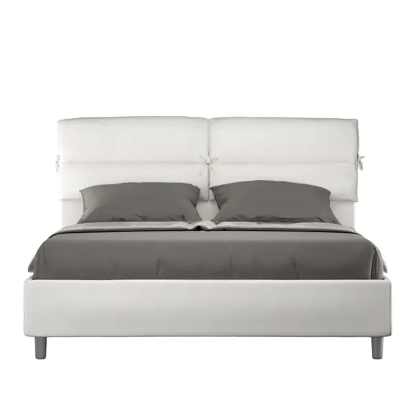 Letto Matrimoniale rivestito in Similpelle – NANDY