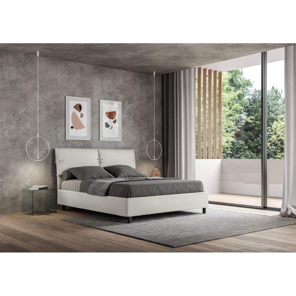 Letto Matrimoniale rivestito in Similpelle – SLEEPER