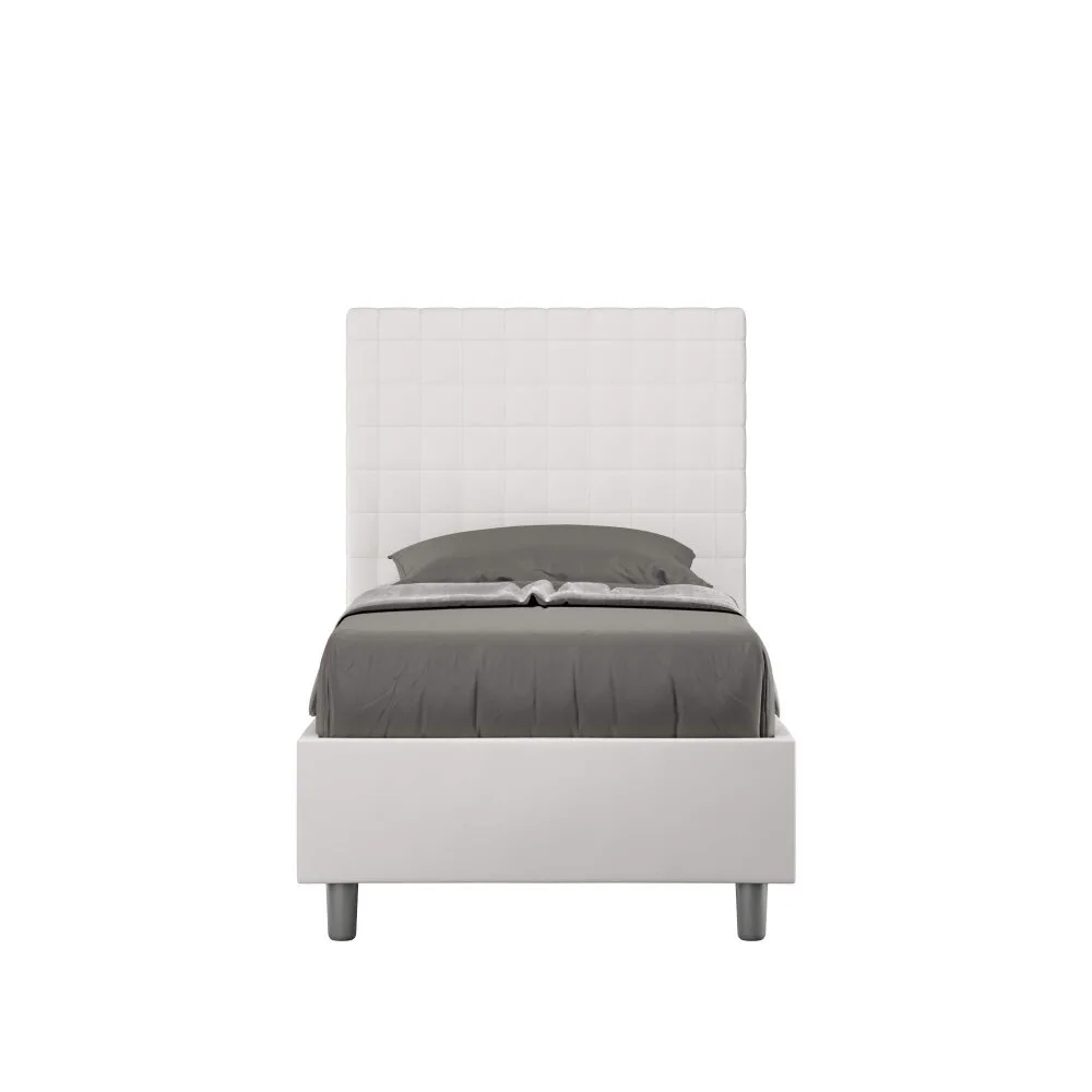 Letto Singolo rivestito in Similpelle – SUNNY