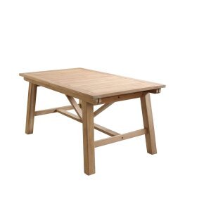 THOR – set tavolo da giardino con sedie in teak cm.220/300x100x77 h