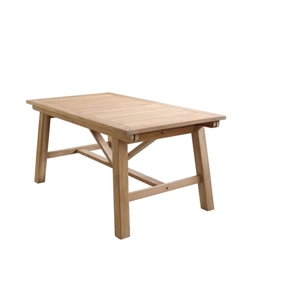 THOR – set tavolo da giardino con sedie in teak cm.220/300x100x77 h