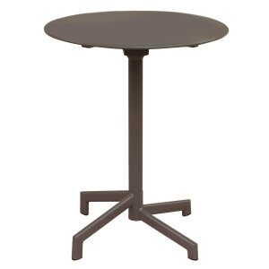 LARRY – set tavolo da giardino con sedie in metallo cm Ø 60×74 h