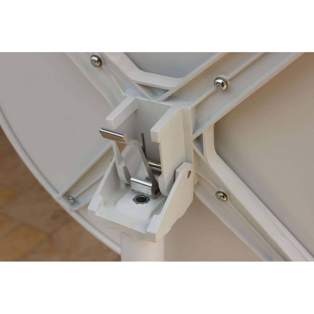 LARRY – set tavolo da giardino con sedie in metallo cm Ø 60×74 h