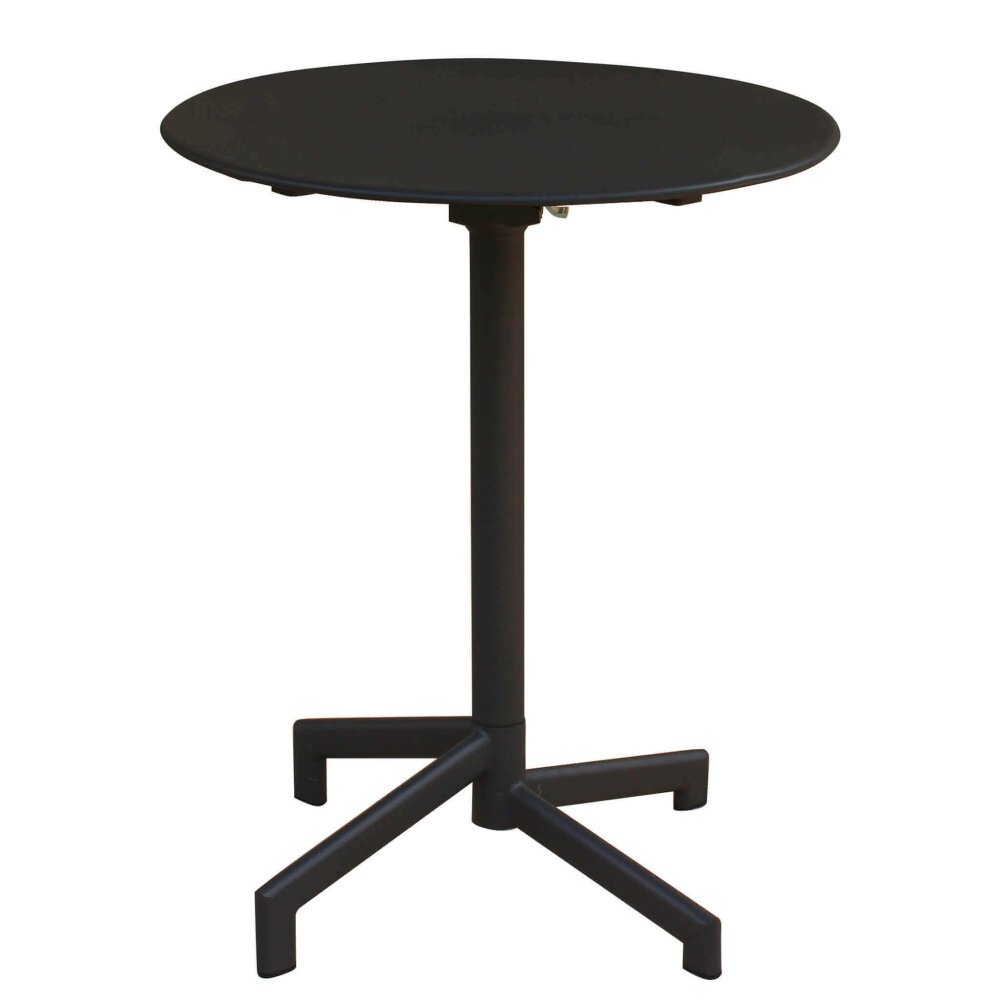 LARRY – set tavolo da giardino con sedie in metallo cm Ø 60×74 h