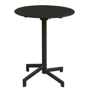 LARRY – set tavolo da giardino con sedie in metallo cm Ø 60×74 h