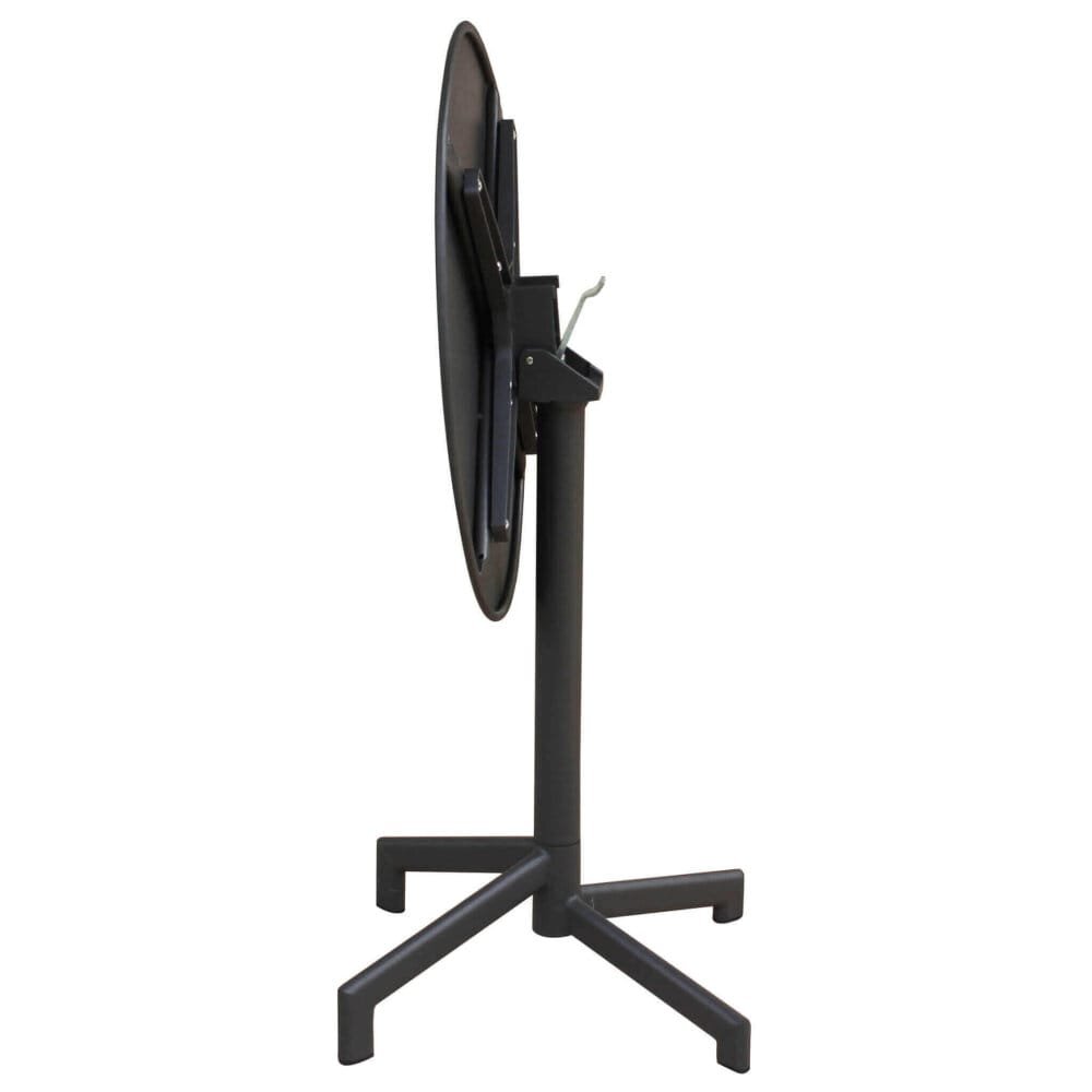 LARRY – set tavolo da giardino con sedie in metallo cm Ø 60×74 h