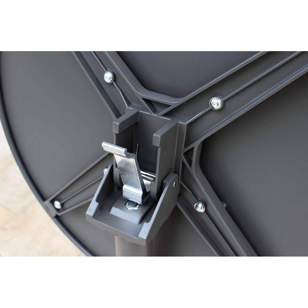 LARRY – set tavolo da giardino con sedie in metallo cm Ø 60×74 h