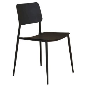 LARRY – set tavolo da giardino con sedie in metallo cm Ø 60×74 h