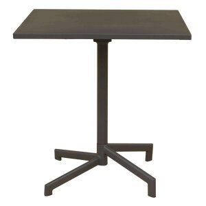 LARRY – set tavolo da giardino con sedie in metallo cm 70x70x73 h