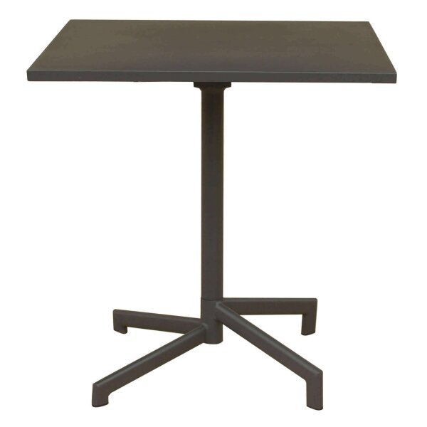 LARRY – set tavolo da giardino con sedie in metallo cm 70x70x73 h