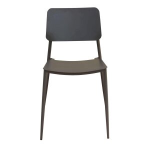 LARRY – set tavolo da giardino con sedie in metallo cm 70x70x73 h